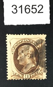 US STAMPS # 188 USED $30 LOT #31652