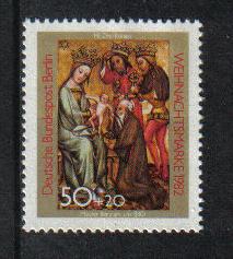 Germany  Berlin 1982  MNH  Christmas complete
