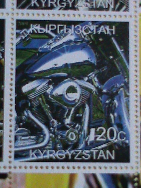 KYRGYZSTAN STAMP :HARLEY DAVIDSON MOTORCYCLES MNH   SHEET, VERY RARE