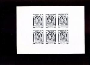 1961 ASDA NATIONAL STAMP SHOW EXPO SHEET LOT WITH ERROR AND PROOF SHEETS LOT 745