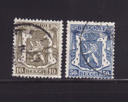 Belgium 267, 275 U Coat of Arms (C)