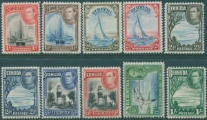 Bermuda 1938 SG110-115 KGVI Scenes set MLH