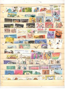 SINGAPORE COLLECTION ON STOCK SHEET MINT/USED
