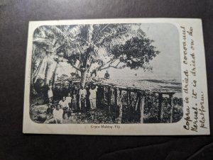 1903 British Fiji Postcard Cover Suva to Middle Brighton Victoria Australia