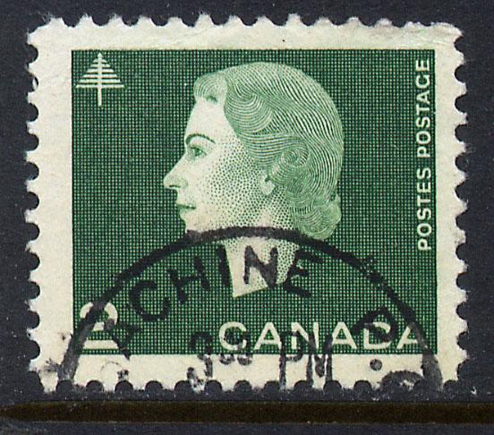 Canada 402, 2c Queen Elizabeth II. Used. (502)