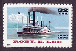 3091 Riverboats - Robert E. Lee self-adhesive single