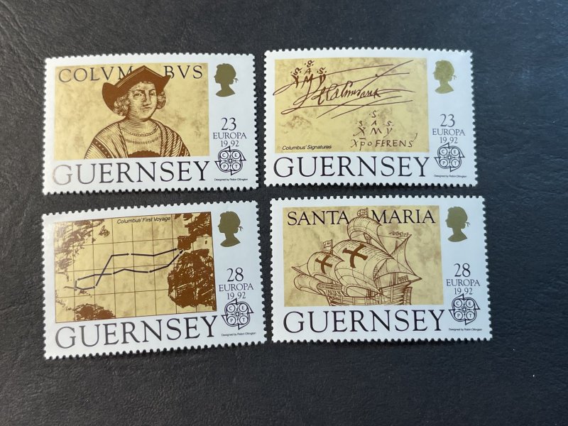 GUERNSEY # 467-470-MINT NEVER/HINGED--COMPLETE SET--1992