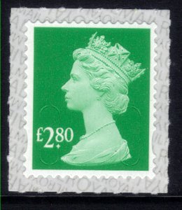 GB 2019 QE2 £2.80 Bluish Green Machin Umm SG U2964 ( H1402 )