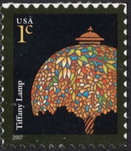 SC#3749 1¢ Tiffany Lamp Single (2007) SA