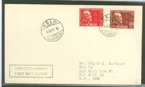 Norway #292-293 FDC   (Fdc)