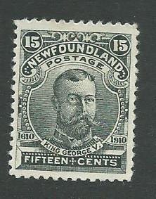 Newfoundland 97  Mint  VF    1910   PD