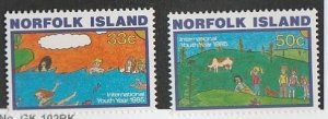 NORFALK ISLAND #369-70 MINT NEVER HINGED COMPLETE