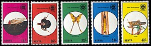 Kenya 655-659, MNH, 25th Anniversary Centre for Insect Physiology and Ecology