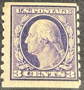 U.S.# 394-MINT/HINGED--DEEP VIOLET--1911