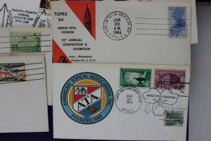 TOPEX ATA convention philatelic cachet cover expo lot US stamp show 1950-1970s