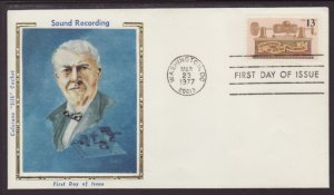 US 1705 Sound Recording 1977 Colorano U/A FDC