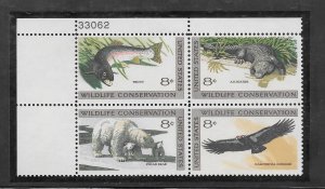 #1427-30 MNH Plate Block of 4