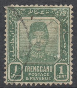 Malaya Trengganu Scott 1 - SG1, 1910 Sultan 1c used