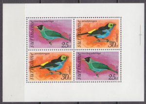 1977 Surinam 764-65/B18 Birds 5,50 €