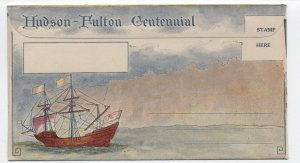 1909 Hudson Fulton Centennial allover front and back unused ad cover [y8250]