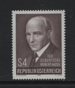 Austria  #1170  MNH 1980  Musil