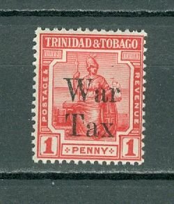 TRINIDAD & TOBAGO 1918 WAR TAX #MR13 MNH...$0.90