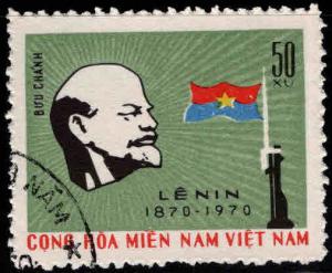 Viet Nam , Viet Cong Michel 25 Used Lenin stamp