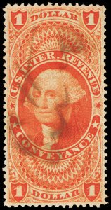 U.S. REV. FIRST ISSUE R66c(var)  Used (ID # 118490)