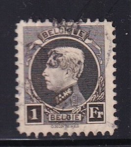 Belgium    #165  used   1922 Albert I  1fr Perf. 11 x 11 1/2