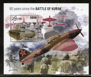 LIBERIA 2023 80th ANNIVERSARY OF THE BATTLE OF KURSK S/SHEET MINT NH