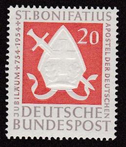 Germany #724, Bishops Mitre, Mint NH, Half Cat.