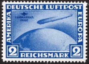 1930, Germany, Graf Zeppelin, MNH, REPRINT, Sc C38