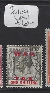 BAHAMAS  (PP2506B)   KGV WAR TAX   1/-     SG 104     VFU