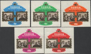 Tonga 1970 SG305-309 Royal Visit set MNH