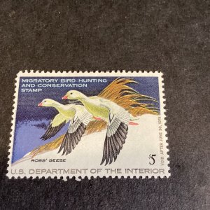 Scott#RW44-Federal Duck stamp- 1977- MINT-NH-OG-VF-US