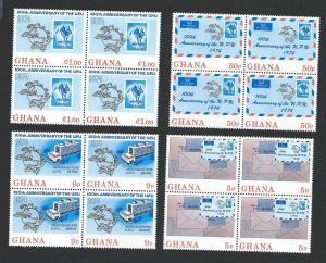 GHANA SC# 512-15 VF MNH 1974 Blk-4