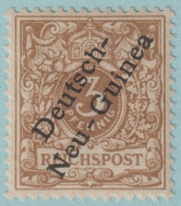 GERMAN NEW GUINEA 1b YELLOW BROWN MINT HINGED OG* NO FAULTS VERY FINE!