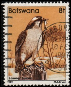 Botswana 310 - Used - 8t Lanner Falcon (1982) (cv $1.60) +