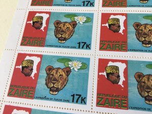 Republic du Zaire small islands error mint never hinged  stamps sheet Ref 55164