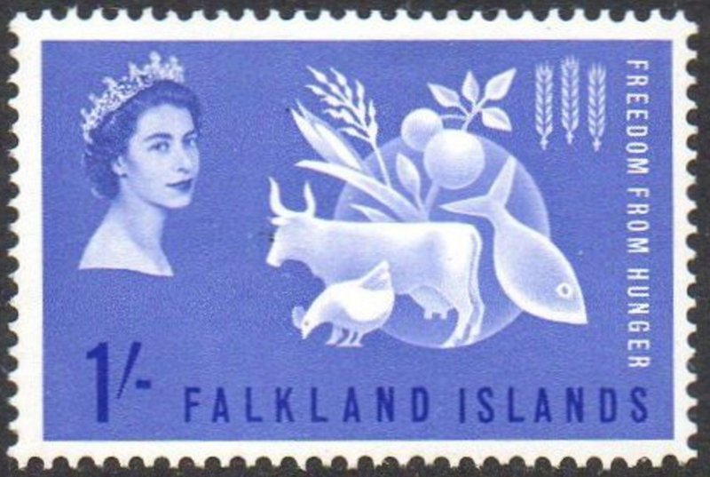 Falkland Islands 1963 Freedom from Hunger MH