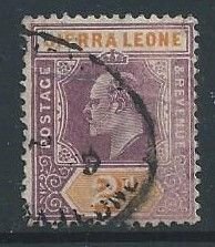 Sierra Leone #80 Used 2p King Edward VII Wmk. 3