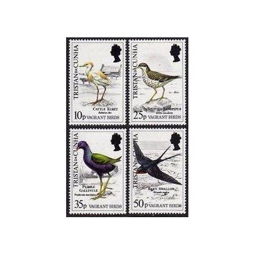 Tristan da Cunha 464-467,MNH.Michel 481-484. Cattle egret,Sandpiper,Gallinule