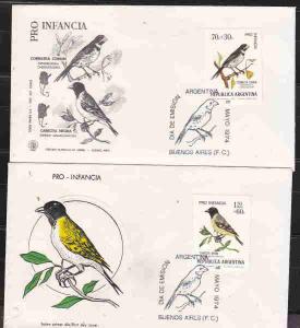 ARGENTINA BIRDS FDC AAD6649