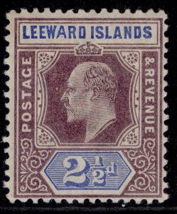 LEEWARD IS EDVII SG23a, 2½d dull purple & ultramarine VLH MINT. Cat £275. WIDE A