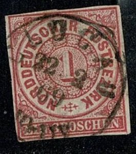 Germany North German Confed #4a used