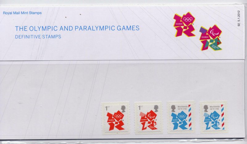 2012 Olympics Pack no. 92 Presentation pack UNMOUNTED MINT