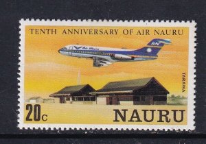 Nauru #211 MNH 1980 anniversary Air Nauru 20c