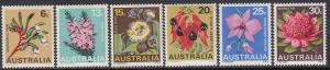 Australia 434-9 MNH - Flowers