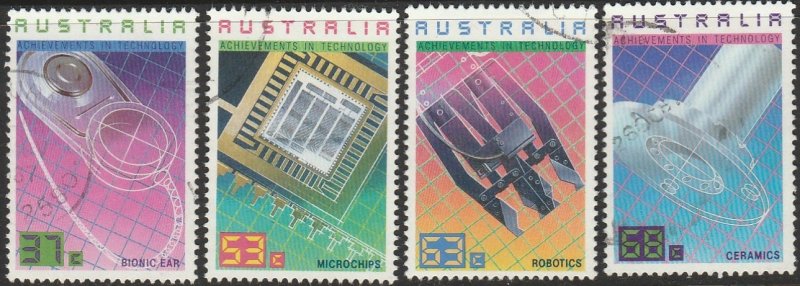 Australia, #1036-1039  Used Set Of 4,  From 1987