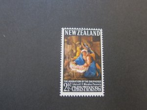 New Zealand 1967 Sc 405 Christmas (1) set MNH